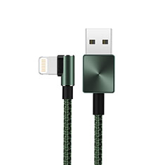USB Ladekabel Kabel D19 für Apple iPhone 5 Grün