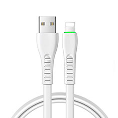 USB Ladekabel Kabel D20 für Apple iPad 10.2 (2020) Weiß