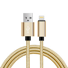 USB Ladekabel Kabel L07 für Apple iPad New Air (2019) 10.5 Gold