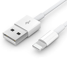 USB Ladekabel Kabel L09 für Apple iPhone SE3 (2022) Weiß