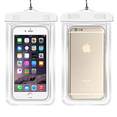 Wasserdicht Unterwasser Handy Schutzhülle Universal W01 für Apple iPhone 13 Pro Weiß