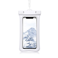 Wasserdicht Unterwasser Handy Tasche Universal W12 für Huawei Maimang 7 Weiß
