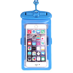 Wasserdicht Unterwasser Handy Tasche Universal W18 Hellblau