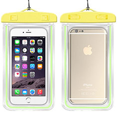 Wasserdicht Unterwasser Schutzhülle Tasche Universal W01 für Apple iPhone 13 Mini Gelb