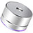 Bluetooth Mini Lautsprecher Wireless Speaker Boxen K01 Silber