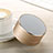 Bluetooth Mini Lautsprecher Wireless Speaker Boxen S24 Gold