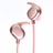 Bluetooth Wireless Stereo Ohrhörer Sport Kopfhörer In Ear Headset H43 Rosa