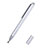 Eingabestift Touchscreen Pen Stift Präzisions mit Dünner Spitze H02 Silber