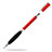 Eingabestift Touchscreen Pen Stift Präzisions mit Dünner Spitze H03 Rot