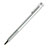 Eingabestift Touchscreen Pen Stift Präzisions mit Dünner Spitze P14 Silber