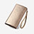 Handtasche Clutch Handbag Leder Silkworm Universal Gold
