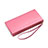 Handtasche Clutch Handbag Leder Silkworm Universal Rosa