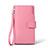 Handtasche Clutch Handbag Schutzhülle Leder Universal H38 Rosa