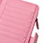 Handtasche Clutch Handbag Schutzhülle Leder Universal H38 Rosa