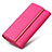 Handtasche Clutch Handbag Schutzhülle Leder Universal K01 Pink