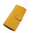 Handtasche Clutch Handbag Schutzhülle Leder Universal K02 Gelb