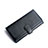 Handtasche Clutch Handbag Schutzhülle Leder Universal K02 Schwarz