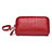 Handtasche Clutch Handbag Schutzhülle Leder Universal K09 Rot