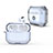 Handyhülle Hülle Crystal Hartschalen Tasche Schutzhülle H01 für Apple AirPods Pro Schwarz