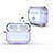 Handyhülle Hülle Crystal Hartschalen Tasche Schutzhülle H01 für Apple AirPods Pro Violett