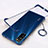 Handyhülle Hülle Crystal Hartschalen Tasche Schutzhülle H01 für Huawei Enjoy Z 5G Blau
