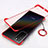 Handyhülle Hülle Crystal Hartschalen Tasche Schutzhülle H01 für Huawei Honor Play4 5G Rot