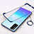 Handyhülle Hülle Crystal Hartschalen Tasche Schutzhülle H01 für Huawei Honor Play4T Pro Blau