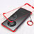 Handyhülle Hülle Crystal Hartschalen Tasche Schutzhülle H01 für Huawei Mate 40E Pro 5G Rot