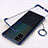 Handyhülle Hülle Crystal Hartschalen Tasche Schutzhülle H01 für Samsung Galaxy A71 5G Blau