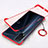 Handyhülle Hülle Crystal Hartschalen Tasche Schutzhülle H01 für Vivo Y50 Rot