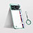 Handyhülle Hülle Crystal Hartschalen Tasche Schutzhülle H02 für Vivo iQOO 9 5G Grün