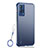 Handyhülle Hülle Crystal Hartschalen Tasche Schutzhülle H03 für Vivo iQOO 8 Pro 5G Blau