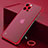 Handyhülle Hülle Crystal Hartschalen Tasche Schutzhülle H06 für Apple iPhone 14 Pro Rot