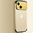 Handyhülle Hülle Crystal Hartschalen Tasche Schutzhülle QC3 für Apple iPhone 13 Gold