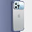 Handyhülle Hülle Crystal Hartschalen Tasche Schutzhülle QC4 für Apple iPhone 13 Pro Max Blau