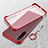 Handyhülle Hülle Crystal Hartschalen Tasche Schutzhülle S01 für Xiaomi Redmi Note 8T Rot