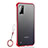 Handyhülle Hülle Crystal Hartschalen Tasche Schutzhülle S04 für Huawei Honor V30 5G Rot