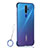 Handyhülle Hülle Crystal Tasche Schutzhülle H01 für Oppo A11 Blau