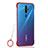 Handyhülle Hülle Crystal Tasche Schutzhülle H01 für Oppo A11 Rot