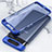 Handyhülle Hülle Crystal Tasche Schutzhülle H02 für Samsung Galaxy A90 4G Blau