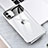 Handyhülle Hülle Crystal Tasche Schutzhülle S04 für Apple iPhone 11 Silber