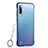 Handyhülle Hülle Crystal Tasche Schutzhülle S04 für Huawei P30 Blau