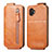 Handyhülle Hülle Flip Tasche Leder für Samsung Galaxy XCover 6 Pro 5G Braun