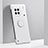 Handyhülle Hülle Hartschalen Kunststoff Rahmenlos Schutzhülle Tasche Matt P01 für Vivo X90 Pro 5G Weiß