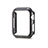 Handyhülle Hülle Hartschalen Kunststoff Schutzhülle Tasche Matt M01 für Apple iWatch 5 40mm Schwarz
