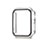 Handyhülle Hülle Hartschalen Kunststoff Schutzhülle Tasche Matt M01 für Apple iWatch 5 40mm Silber