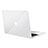 Handyhülle Hülle Hartschalen Kunststoff Schutzhülle Tasche Matt M01 für Apple MacBook Air 13 zoll (2020) Klar