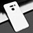 Handyhülle Hülle Hartschalen Kunststoff Schutzhülle Tasche Matt M01 für LG G8 ThinQ Weiß