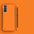 Handyhülle Hülle Hartschalen Kunststoff Schutzhülle Tasche Matt M01 für Samsung Galaxy S22 5G Orange
