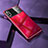 Handyhülle Hülle Hartschalen Kunststoff Schutzhülle Tasche Matt M02 für Huawei Enjoy 10 Rot